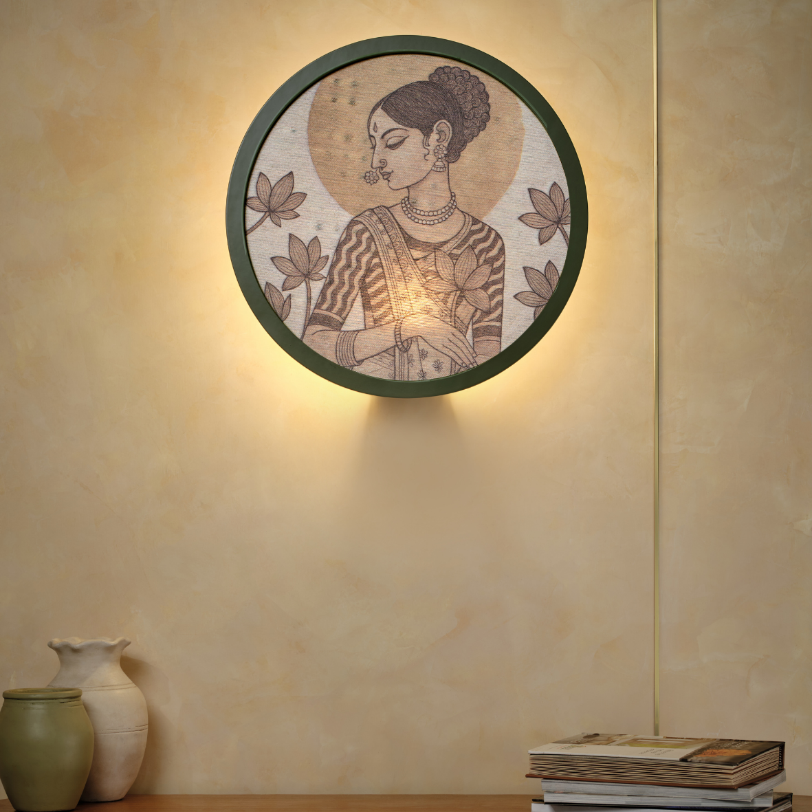 Aloka Chitra – The Damsel ( 50CM Dia )